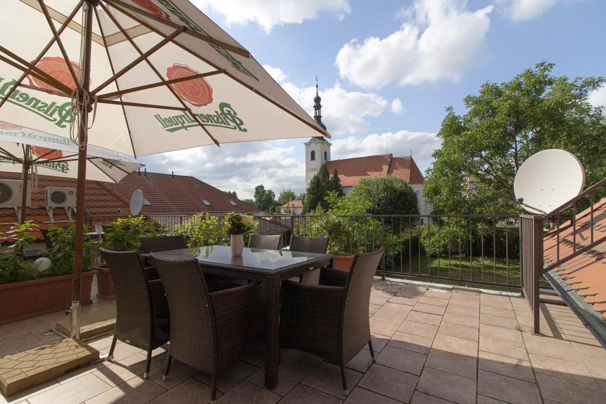 Ferienwohnung Historicky Dum U Lazni Třeboň Exterior foto